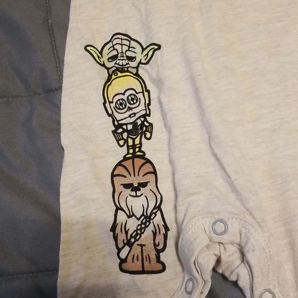 Disney Star Wars Bundle of 3 infant outfits